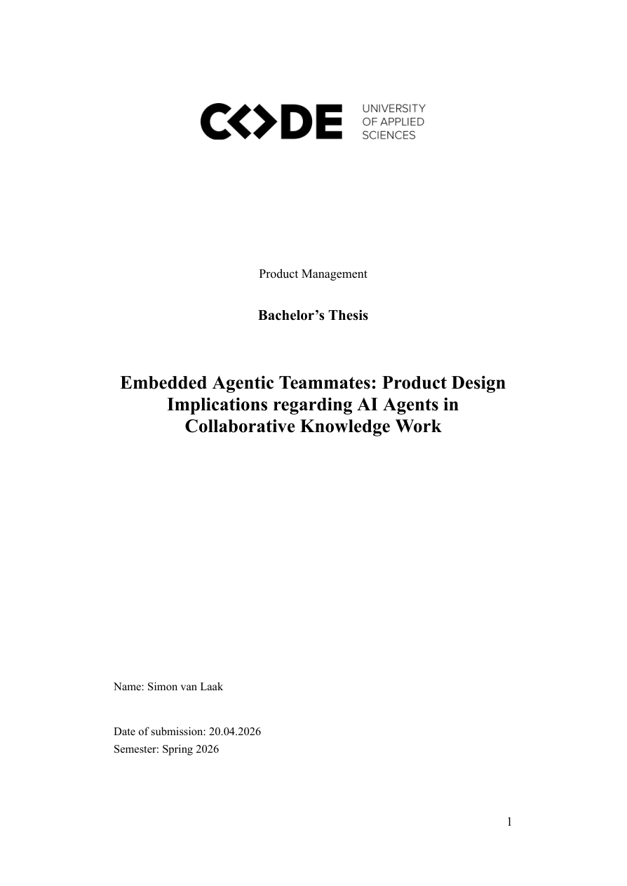 Cover of Embedded Agentic Teammates