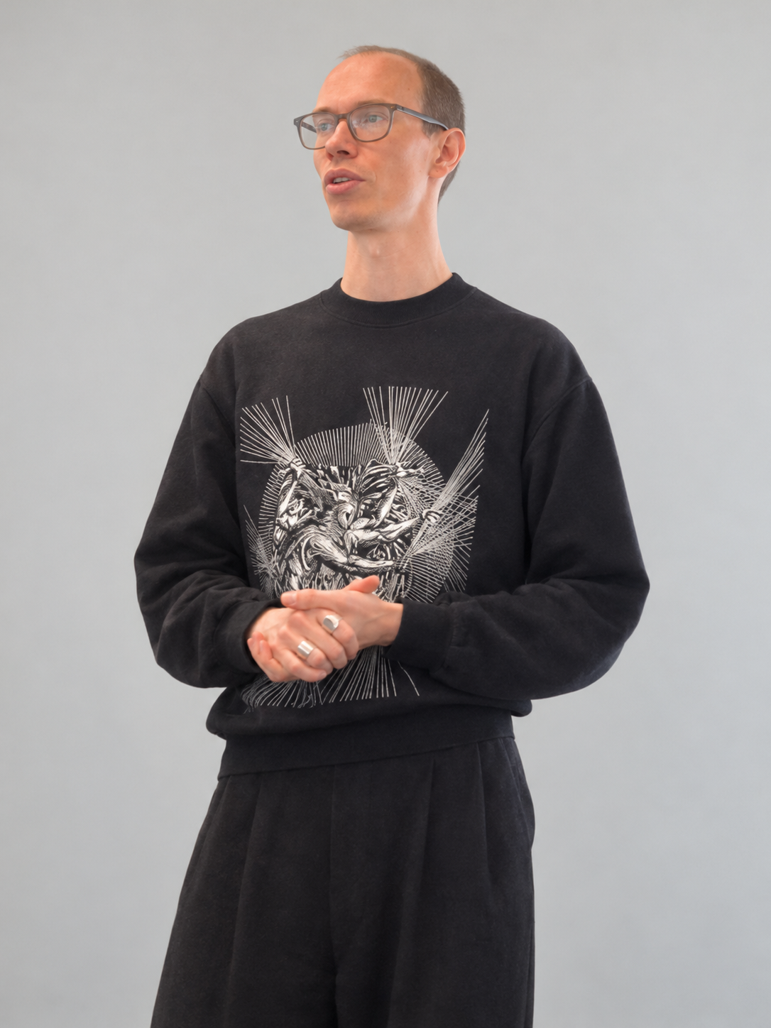 Simon speaking — approved AI-assisted portrait